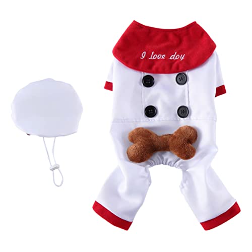 Disfraz Halloween para Perros KESYOO L Blanco