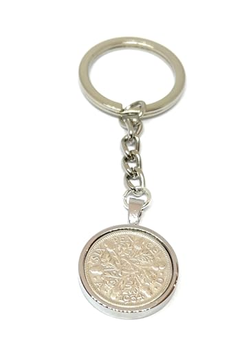 Porte-clés 1934 pièce de 6 pence : ne cherchez plus le cadeau des 89 ans pour frère