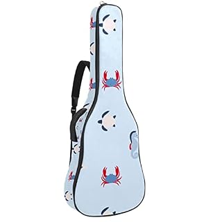 Housse pour guitare acoustique bébé licorne mignonne 1 cm d’épaisseur rembourrée étui étanche housse de transport 101,6… - Les Beatles, Paul McCartney, John Lennon, RIngo Starr, George Harrison