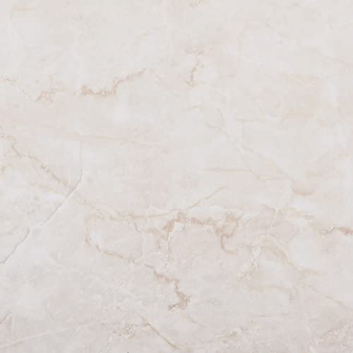 Dundee Deco Mgaz-Akfm01 Peel And Stick Vinyl Flooring, Beige Faux Marble Patina Vinyl Floor Tiles, 12" X 24" (30Cm X 60Cm) Each, 2 Sq.ft. #TOP24