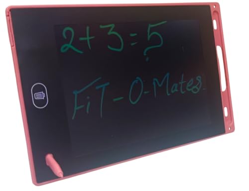 Image of Re-Writable LCD Writing Tablet Pad with Screen 21.5cm (8.5Inch) for Drawing, Playing, Handwriting Best Birthday Gifts for Adults & Kids Girls Boys, Multicolor