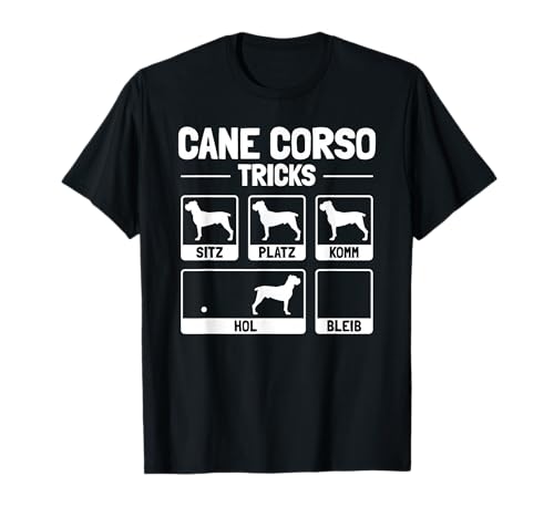 Lustiges Cane Corso T-Shirt Hund Geschenk Hundehalter T-Shirt