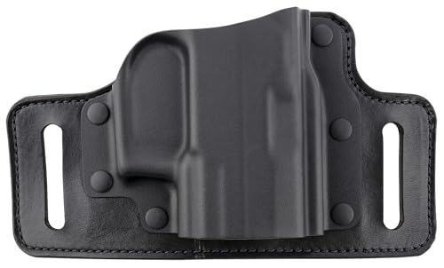 Galco Tac Slide Belt Leather Holster - TS820B Black