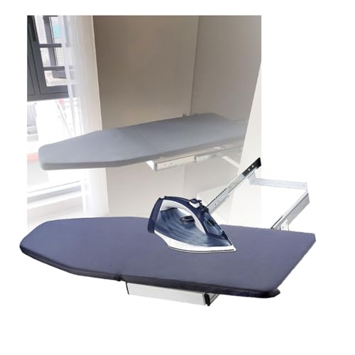 Planche à repasser pliable intégrée pour dressing et vestiaire