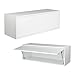 Produktbild PLATAN ROOM Hängeschrank Schrank 60 cm 80 xm 100 cm Küchen-Klapphängeschrank für Bad, Flur, Wohnzimmer Wandschrank (Weiß matt, 100 x 35 x 35)