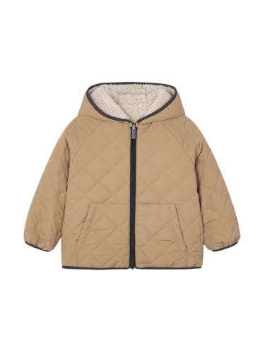 Mayoral Reversible coat for Boys Caramel