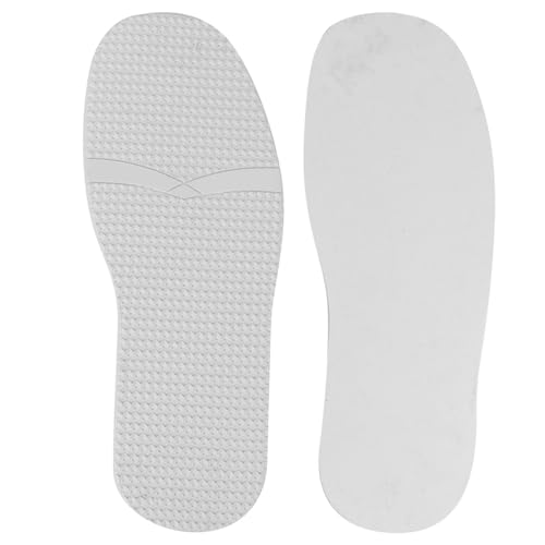 Men Women Anti Slip Leather Shoes,Non Skid Wear Rubber Sole with Raised Grain for Superior Traction Casual Dress Slip On Shoes (White)3