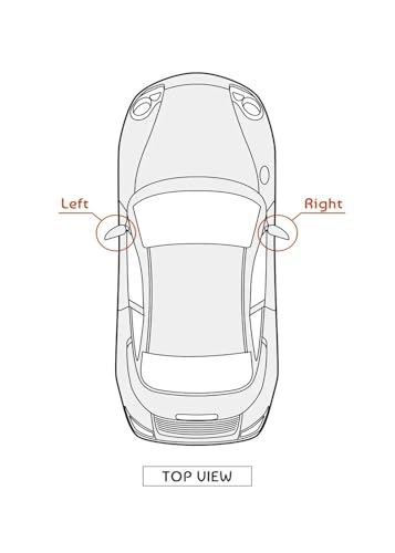 Miroir rétroviseur pour Cadillac Escalade ESV 2007-2013 solution pour glace cassée ou embuée - 7
