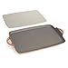 Goodful All-in-One Double Burner Griddle, Ceramic Nonstick, Durable Cast Aluminum, Oven Safe and Dishwasher Safe, Made without PFAS, PFOA, PFOS & PTFE, 18-Inch x 11-Inch, Terracotta