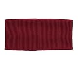 Soft And Skin-Friendly Knitted Sports Headband, Red, Simple And Fashionable, Practical And Comfortable, With Multiple Combinations, Fine Texture, Simple And Versatile, a Fashionable Tool.