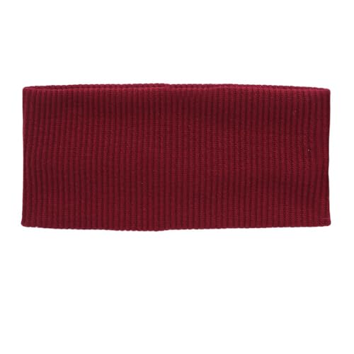 Soft And Skin-Friendly Knitted Sports Headband, Red, Simple And Fashionable, Practical And Comfortable, With Multiple Combinations, Fine Texture, Simple And Versatile, a Fashionable Tool.