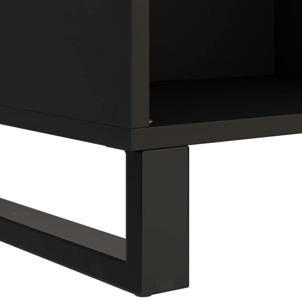 Gecheer Aparador, vintage, aparador de salón, buffet de cocina, mueble multiusos, librería industrial 85 x 33 x 75 cm, de madera maciza de mango
