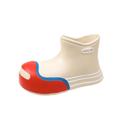 Kids Rain Boots for Boys Girls, EVA Boots, Mid-calf rain boots Lightweight Mud Shoes for Water Beach Outdoor Playing (Little Kid)