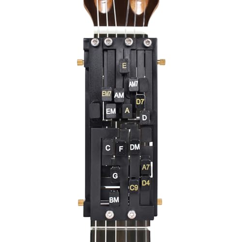 Guitar Cord Presser, Strumento Per Accordi Per Chitarra, Guitar Aid Chords Trainer, Aiuto Accordi Chitarra Allenatore di Accordi, Guitar Learning Aid Tool Accessories Beginners