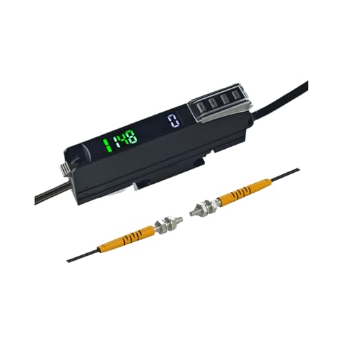 Amplificateur fibre haute sensibilité double affichage avec sonde M4