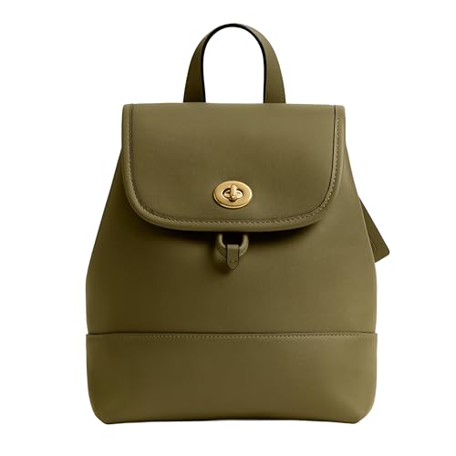 COACH The Originals Glovetanned Leather Turnlock Backpack