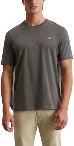 Marc O'Polo Herren 51556 Herren T-Shirt mit Rundhals-Ausschnitt, bequemes Oberteil aus Bio Baumwolle, klassisches Kurzarmshirt für Herren (1er Pack)