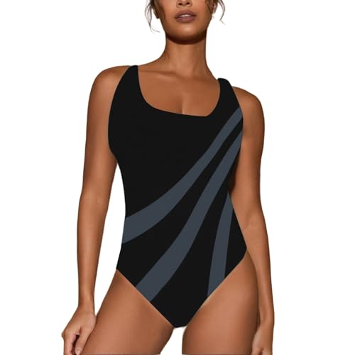 Bañador Mujer Bañador Mujer Talla Grande Traje De Baño Natacion Bañadores Con Aros Ropa Tallas Grandes Bikini Reductor Pecho Esconde Barriga Efecto Faja Trajes Elegante Asimetrico Sexy Xl Natación