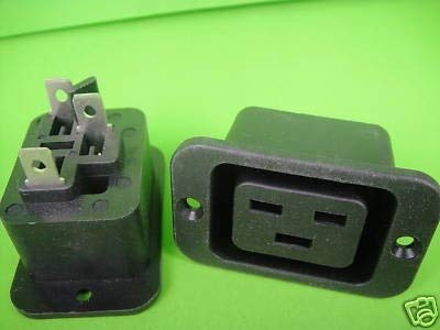 Davitu Electrical Equipments Supplies - AC Receptacle IEC Connector Horizontal Socket PSF 100