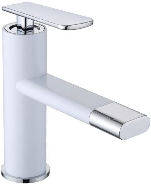 Mitigeur d'eau or brossé luxe et bleu marine robinet de lavabo haut de gamme