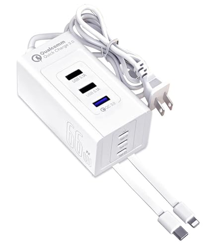 �[�d��d���\�P�b�g�A66W�f�X�N�g�b�v�[�d��A6�|�[�gGaN�[�d�X�e�[�V�����AType-C&Lightning�P�[�u�������AQC3.0/PD �����[�d�AUSB-C�[�d��u���b�N�L���[�u�AiPhone�AiPad�ASamsung�ȂǗp