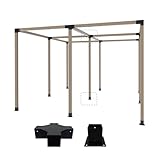 Kit de soporte para pérgola de 4 x 4, para conectar las vigas de madera extendidas del pabellón del cenador y