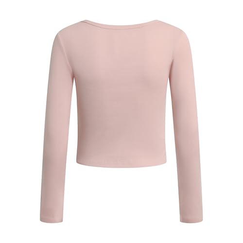 Image of Billabong Girls' Long Sleeve Snug Fit Ribbed T-Shirt