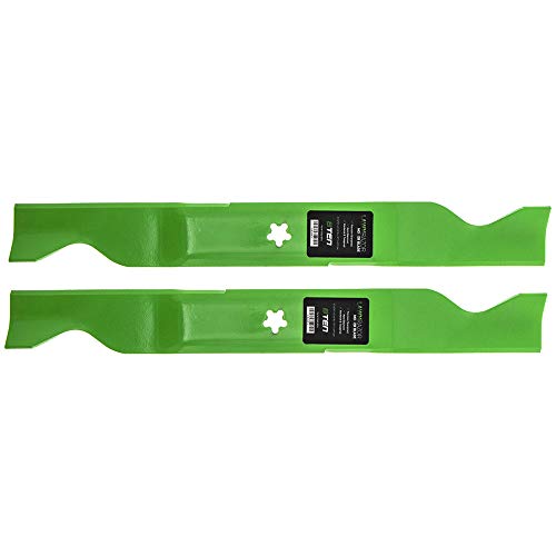 8TEN LawnRAZOR Mower Blade Set for AYP Husqvarna 561739 403107 405380 532405380 46 inch Deck (Notched High Lift) - Image 3