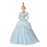 Hallmark Keepsake 1.25' Miniature Christmas Ornament 2022, Disney Cinderella A Beauty in Blue, Mini, Plastic