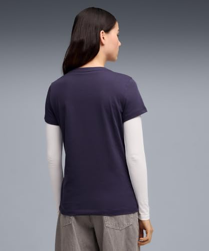 Image of Puma Women Cotton Letter Print Regular Fit Tees
