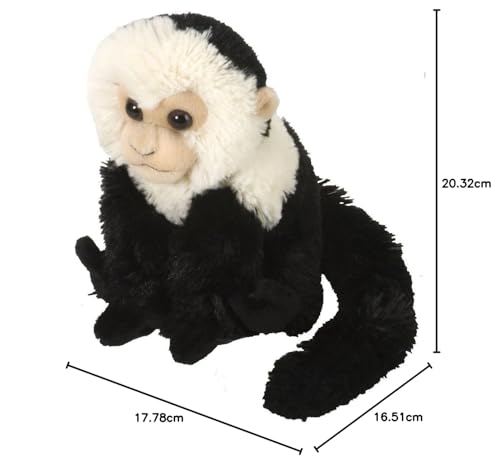 Wild Republic Capuchin Plush, Stuffed Animal, Plush Toy, Gifts for Kids, Cuddlekins 8 Inches