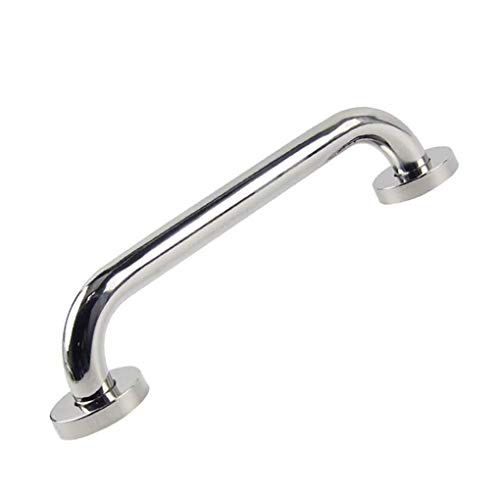 handrail Handrails Grab Bar Bathroom Handrail, Bathtub Stainless Steel Polished Chrome Shower Wall-Mounted Rail Children and The Elderly Aidsrust Thicken/Silver/600Mm