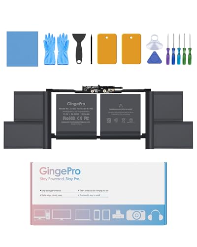 GingePro Replacement Battery for MacBook Pro A1990 15-Inch 2018-2019