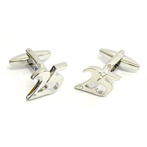 Mancuernillas para hombre con decoración de cristal