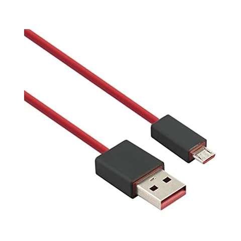 Replacement USB Charging Charger Power Supply Cable For Dr Dre Studio Solo 3 2.0 Wireless Headphone and Pill Speakers 1M (red) Cover