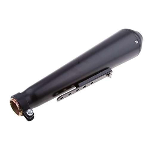 Sharplace Silenziatore Cafe Racer DB Killer Modificato Marmitta Per Motocicletta Harley - Nero