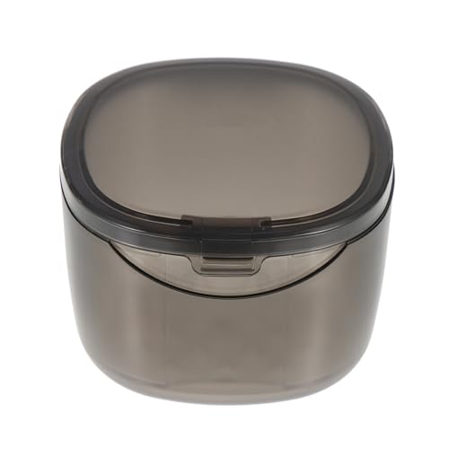 Gogogmee Caja Para Limpieza Y Cuidado De Dentaduras Y Retenedores Recipiente Multifuncional Transparente Para Inmersión Y Almacenamiento Portátil