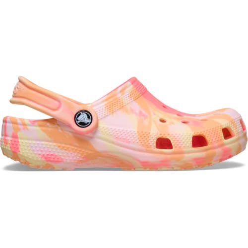 Image of Crocs Unisex-Child Classic Watercolor Marbled Clog