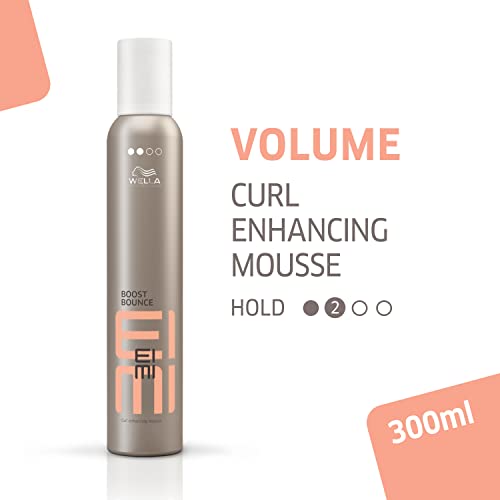 Wella Professionals EIMI Bounce Boost Curl Enhancing Hair Mousse | 300 ml | Curl Defining & Hair Volumizing Mousse with Heat Protection & Frizz Control - Image 6