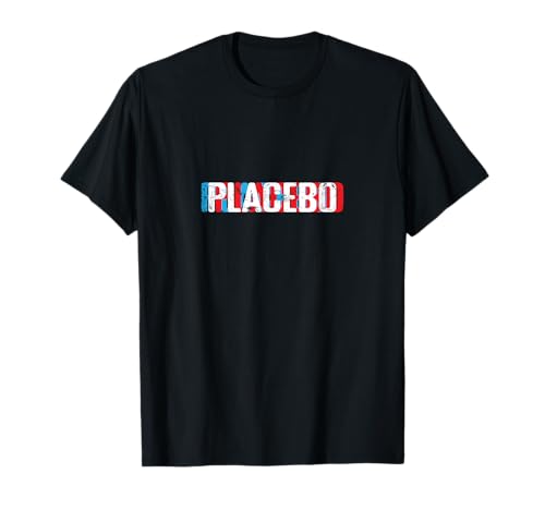 Photo de Placebo Retro Police Design Visuel T-Shirt