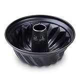 Zenker Gugelhupfform Perfect Black Ø 25 cm – Hochwertige Backform mit zweifacher Antihaftbeschichtung, Hitzebeständigkeit +230 °C Made in Germany