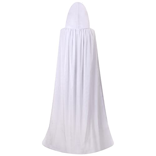 maxToonrain Velvet Hooded Cape for Adults Unisex Cloak with Hood for Halloween Christmas World Book Day Fancy Dress Costume (130cm - Image 3