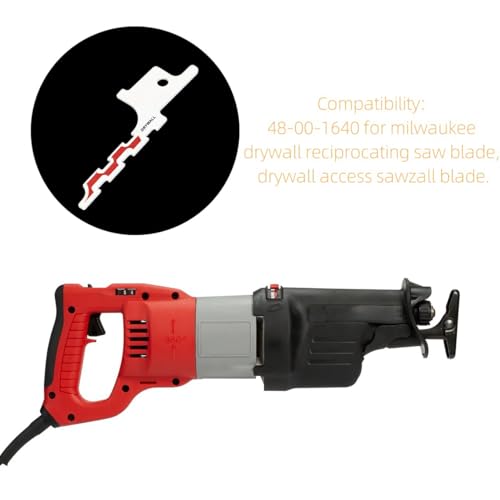 Ruimou 5PCS 48-00-1640 Reciprocating Saw Blade Suitable for Cutting Drywall,Gypsum Boards - Image 2