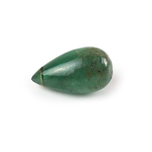 Émeraude de Zambie en vrac naturelle goutte 4.36 carats sans défaut de taille