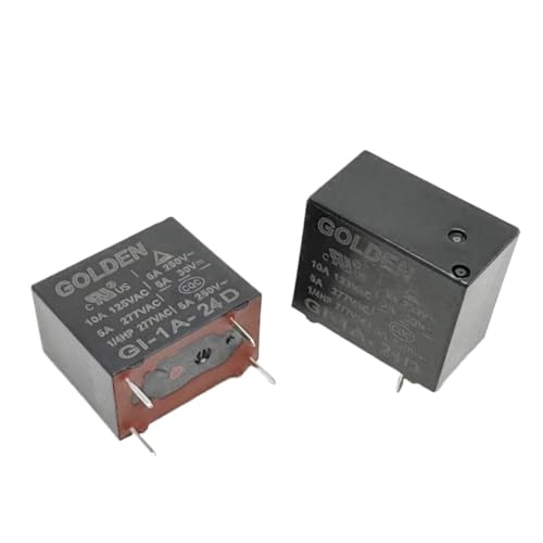 Relais 4 broches GI-1A-12D pour circuit imprimé - Lot de 5 pièces