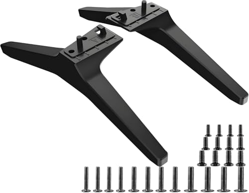 TV Stand for LG TV Replacement Base Legs for 49 50 55 Inch LG TV 55UK6500 55UJ6540 55UM7300 55UN6900 55LJ5500UA 49UJ6300 49UK6300 49UM7300 49UN6900 50UK6300 50UK6500 50UM7300 50UN6900 with Screws
