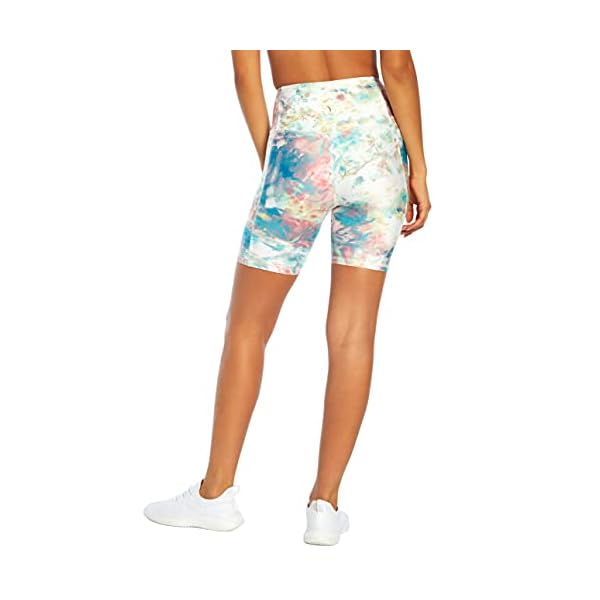 Jessica-Simpson-Sportswear-Womens-Tummy-Control-Bermuda-Short Jessica Simpson Sportswear Women's Standard Tummy Control Bermuda Short, Ice Green Tidal Wave Tie Dye, Medium
