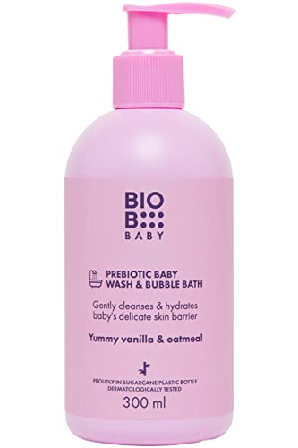 Biob Baby Body Wash And Bubble Bath With Prebiotics - Bath Bubbles For Kids - Oatmeal Bath Baby Eczema Body Wash For Newborn And Toddler - Sensitive Skin Foaming Soap For Baby Bubble Bath 10Oz #TOP2