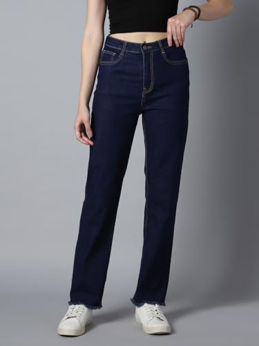 Image of HIGH Star Women's Straight Fit Mid Rise Jeans