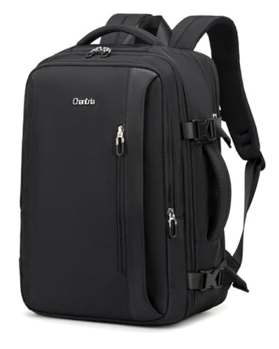 Image of Chantria by Arcitc Hunter Travel Backpack for Women 33L Large Laptop Backpack Expandable Clothes Pocket Waterproof Toiletry Pouch 180 Opening Multi-function 2 in 1 Office Backpack
